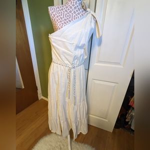 Anthropologie Corey Lynn Calter Athena One Shoulder Greek Dress